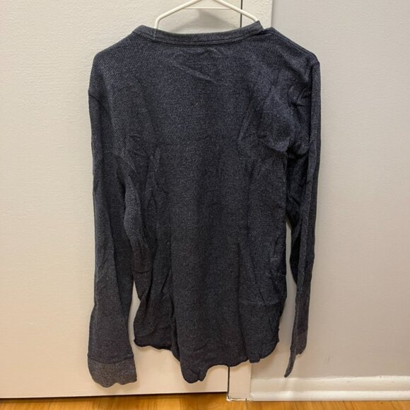 Hollister Navy Men's Long Sleeve Comfy Shirt - Size Large - Picture 2 of 2